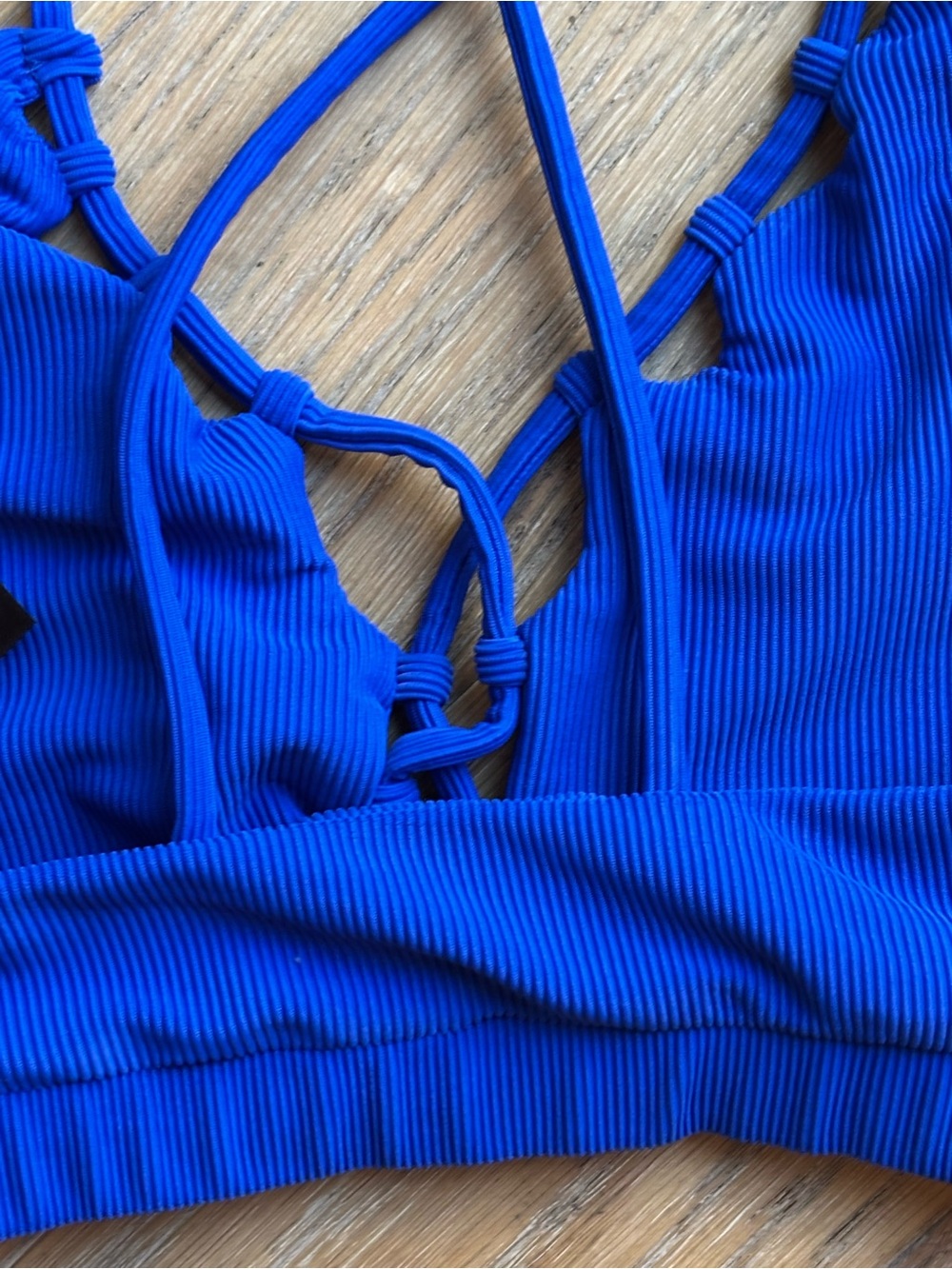 Beach Riot Ribbed Strappy Bralette - Picture 4 of 5